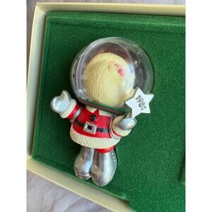 Hallmark Keepsake Ornament 1981 Santa Astronaut Space Helmet Vintage w/ Box